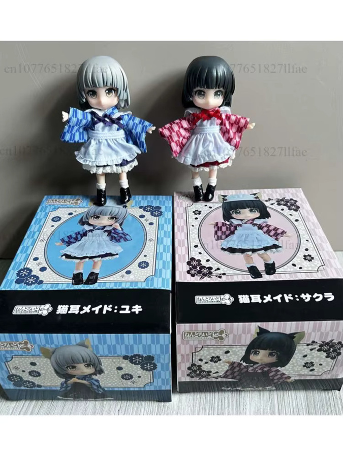 Bandai Catgirl Maid Yuki Girl Figur, Actionfigur, mit Kleidung aus echtem Stoff - Bild 3
