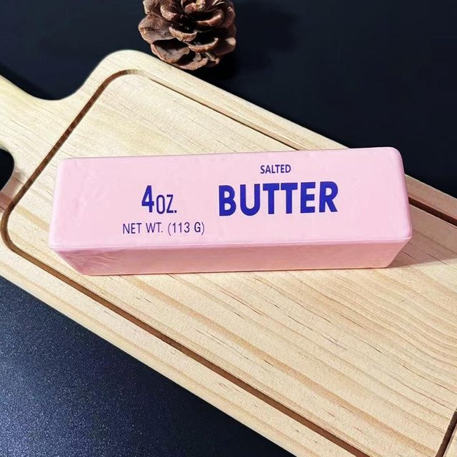 BC Pet Supplies Weicher Butterstift Quetschspielzeug, hellrosa - Bild 1
