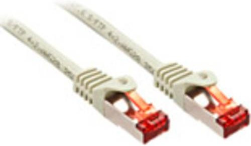 Lindy RJ45 Patchkabel CAT 6 S/FTP Ethernet LAN Hellgrau 3,00 m - Bild 1