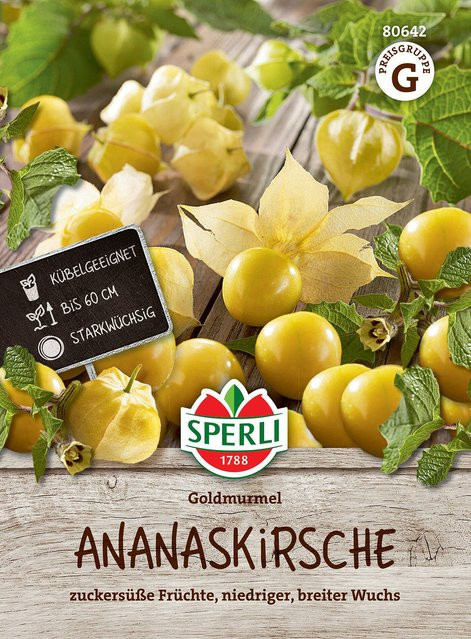 SPERLI Ananaskirschen-Samen Goldmurmel Gelb - Bild 1
