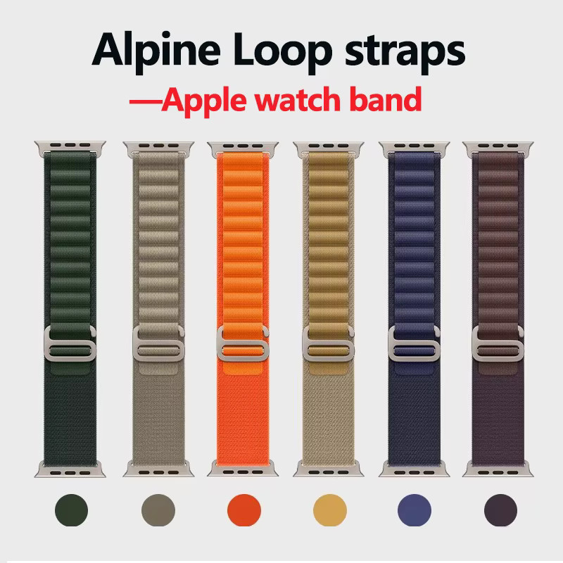 Alpine-Loop-Armband für Apple Watch, Textil/NATO, Unisex, Bunt - Bild 2