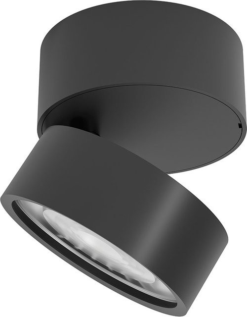LUX-IT Swing 95 Round LED-Deckenstrahler 1-flammig Schwarz dimmbar mit warmweißem Licht (2700K) - Bild 1