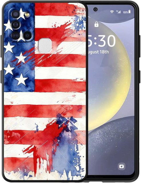 Handyhülle mit Nationalflaggen-Muster für Samsung Galaxy A-Serie in Multicolour - Bild 1