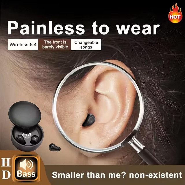 MEIYIXING DIGITAL TECHNOLOGY SK26 Bluetooth 5.4 In-Ear Kopfhörer Schwarz mit Schiebedeckel und Bass-Klangqualität - Bild 1