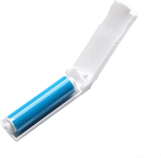 DIYelecs Tragbare Waschbare Fusselrolle mit Abdeckung in Blau - Bild 1