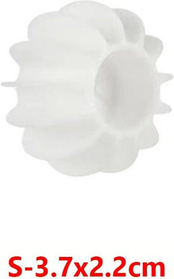 Yiran Furniture Magischer Silikon Wäscheball zur Entfernung von Fussel und Katzenhaaren für die Waschmaschine in Weiß und Grau - Bild 1