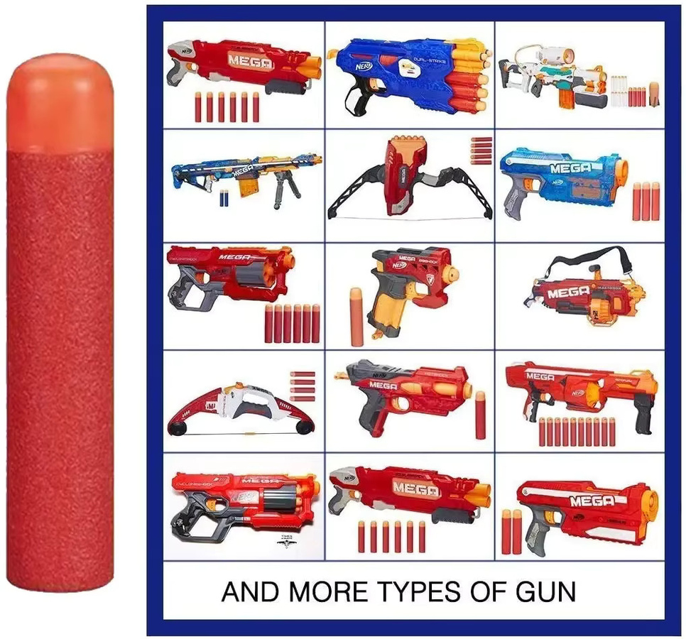 Nerf N-Strike Mega, Schaumstoff-Nachfüll-Darts, Rot, 30-teiliges Set - Bild 2