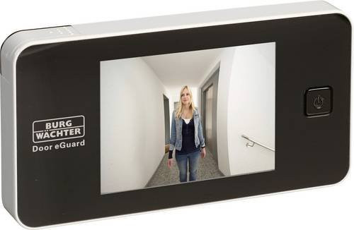 Burg-Wächter Door eGuard DG 8100 Digitaler Türspion mit TFT-Display in Schwarz - Bild 1