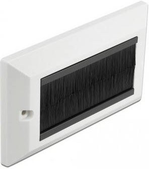 Delock 66492 Wandmontierte Abdeckung aus Nylon und Kunststoff in Weiß - Bild 1
