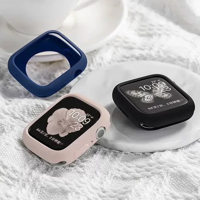CAOWTAN Silikonhülle für Apple Watch, Green, Unisex - Bild 1