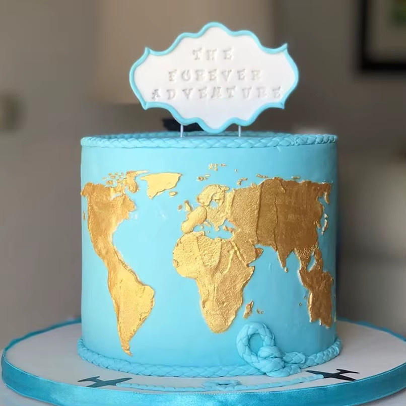ALICAKE Kuchen Schablone in Herzform, weiße Sprühform aus Kunststoff für deine Kuchendekoration - Bild 3
