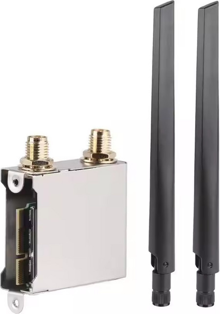 T.F.SKYWINDINTL WLAN-Modul MT7902 WiFi 6E Netzwerkkarte M.2 NGFF mit Bluetooth 5.2 Tri-Band Wireless-Adapter für Windows 10 11 - Bild 1