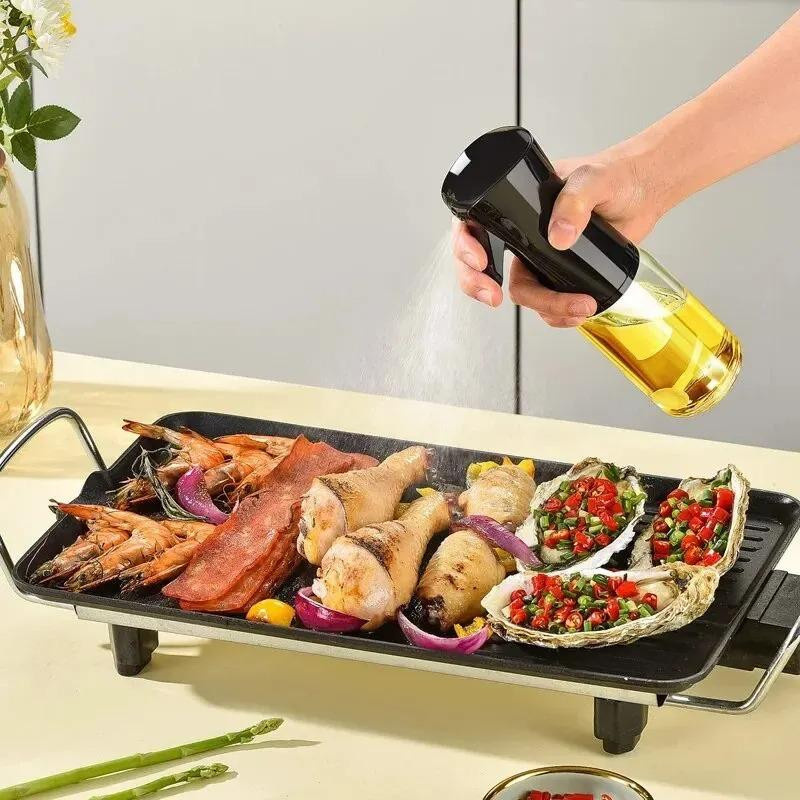 Lanzhong home life Ölsprühtopf in Weiß für Küche und Luftfritteuse, 200 ml - Bild 2