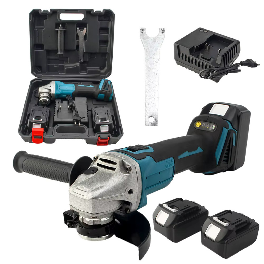 Makita bürstenloser elektrischer Winkelschleifer mit variabler Geschwindigkeit, 125 mm, Blau, für Makita LXT 18 V Akku - Bild 6