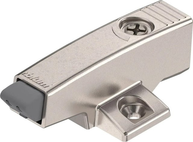 Blum Kreuzadapterplatte Blumotion 971A Zink vernickelt Silber Bauhöhe: 2,5 cm - Bild 1