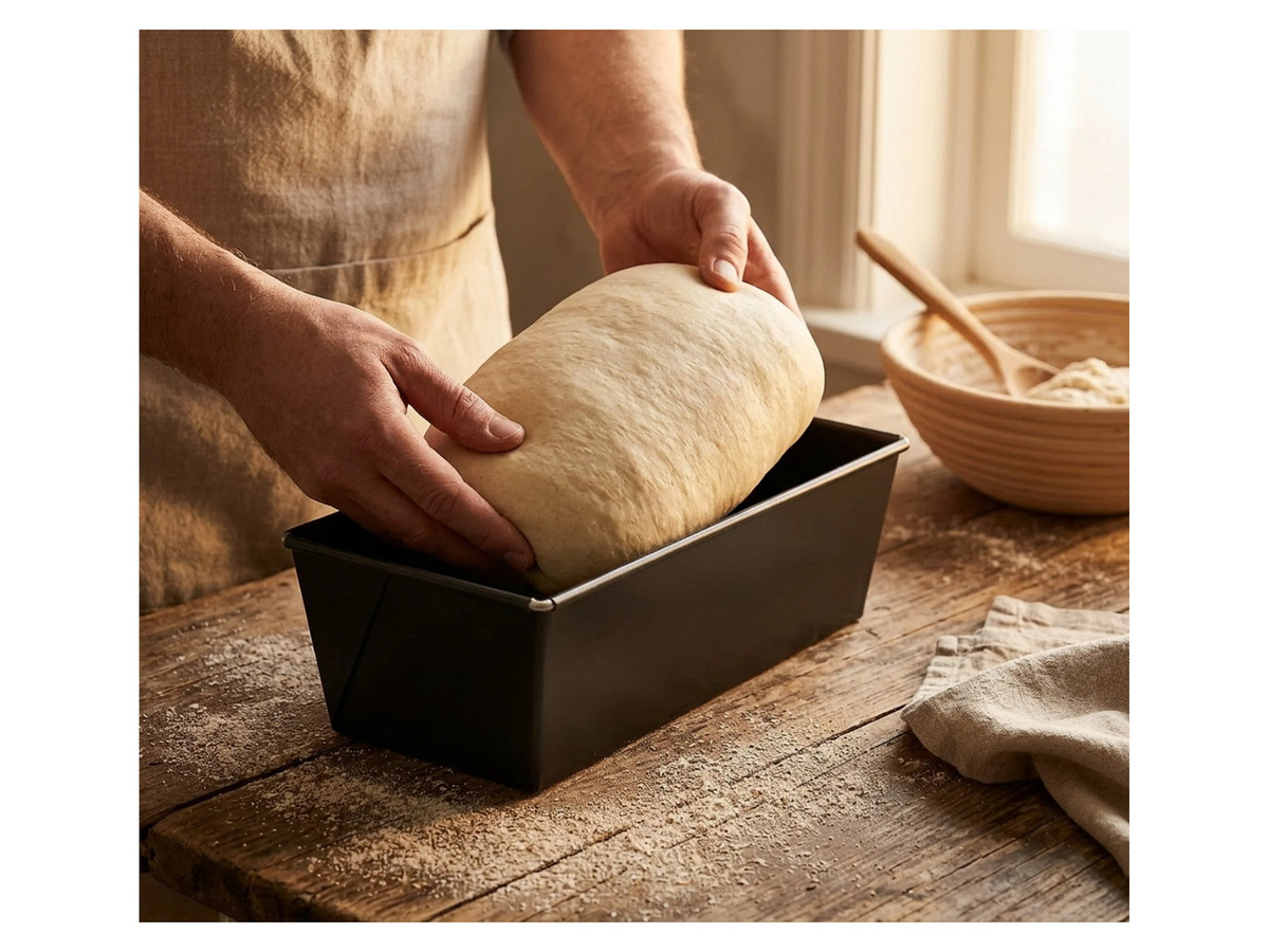 Zenker Brotbackform Kasten oval, beschichtet, Schwarz, B/T/H: 30,5 x 11,5 x 7,0 cm - Bild 2