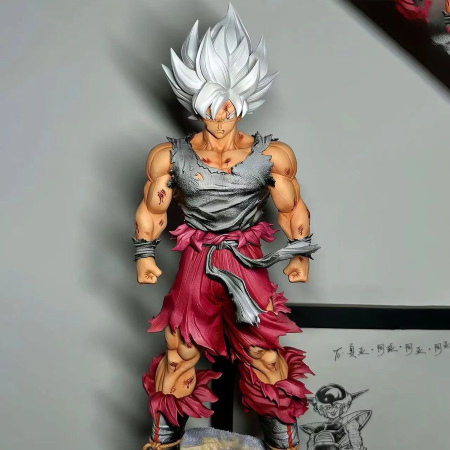 Bandai Dragon Ball Son Goku Super Saiyajin Anime Figur aus PVC, Multicolor, Höhe: 28 cm - Bild 6