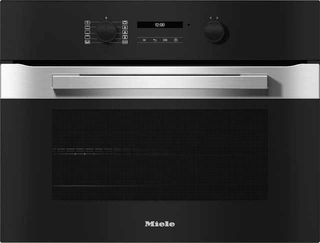 Bosch Kompakt-Einbaubackofen H 2841 B in Edelstahl und Schwarz mit WiFi und Teleskopführung - Bild 1