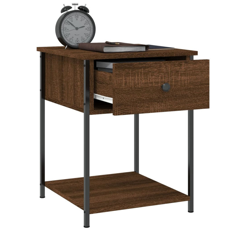 Vidaxl Nachttisch in Braun im Industrial Design, B/T/H: 44 x 45 x 58 cm - Bild 5