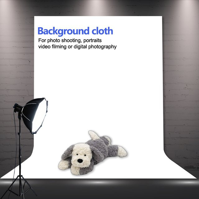 Look at ya ya Hintergrundtuch für Studiofotografie und Fotowände, Weiß - Bild 1