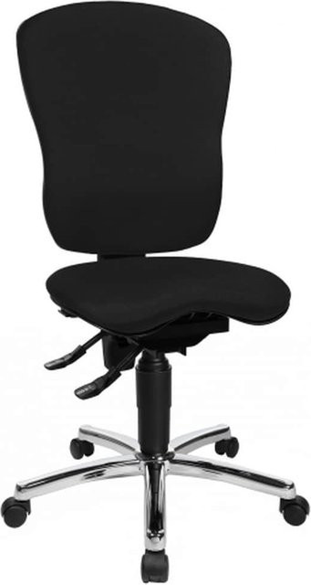 Topstar Profi Bürostuhl SITNESS ohne Armlehnen in Schwarz aus Stoff - Bild 1