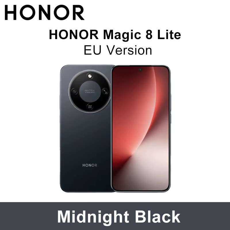 HONOR Magic 8 Lite 5G Smartphone mit Snapdragon 6 Gen4, 7500mAh Akku, 108MP OIS Kamera, IP69K Staubresistent und eSIM, EU-Version - Bild 3