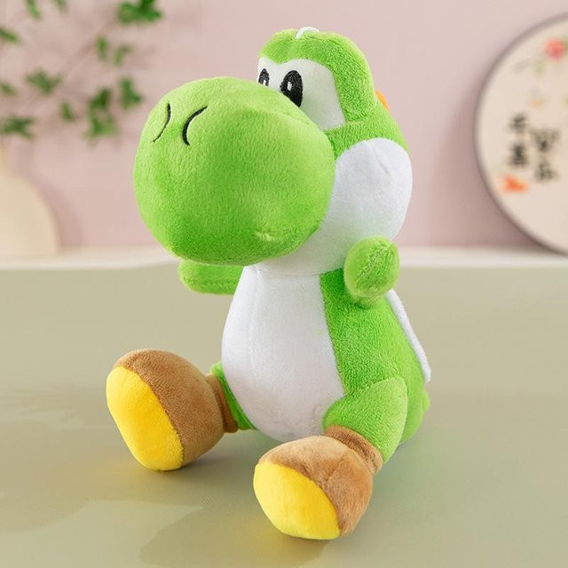 Bai Fen Bai dolls and toys Mario Yoshi Plüschpuppe Dinosaurier grün - Bild 1