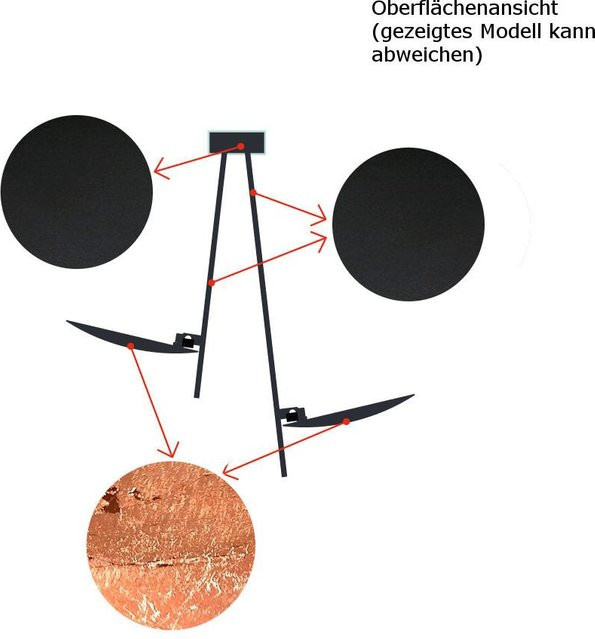 Catellani & Smith LEDERAM F1 LED-Stehleuchte in Schwarz und Kupfer mit warmweißem Licht (2700K) - Bild 1