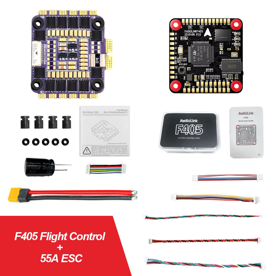 Radiolink F405 Flight Stack Flugsteuerung mit 55A ESC und BMI270 Gyro für FPV-Renndrohnen, Montagegröße: 30,5 x 30,5 mm - Bild 5
