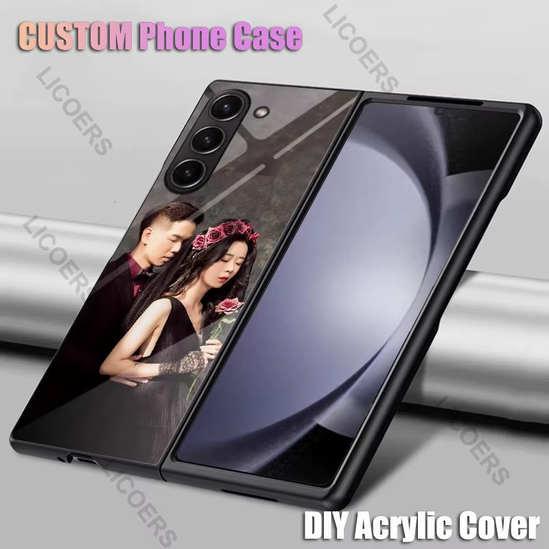 Personalisierte Fotohülle für Honor Magic VS, V 3, V 2 und Flip2 mit Acryl-Rückseite und weichem Stoßfänger in Multicolor - Bild 1