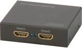 Digitus DS-46304 HDMI Splitter 1 auf 2 Ports für 4K UHD und 3D-Wiedergabe, Schwarz - Bild 1
