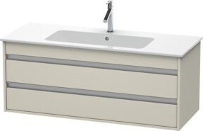 Duravit Waschtischunterschrank Ketho in Tau, wandhängend mit 2 Schubladen, Breite: 120 cm, Tiefe: 47,5 cm, Höhe: 48 cm - Bild 1