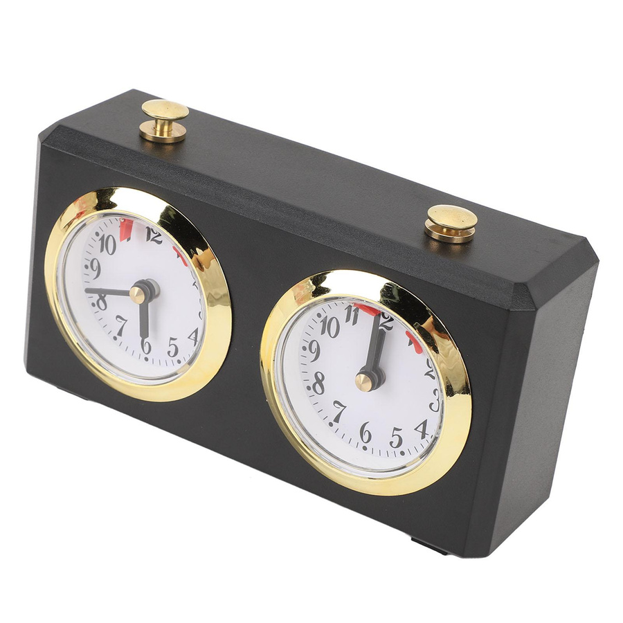 TOMTOP JMS Analoge Schachuhr Professionell Aufziehbar Schwarz - Bild 2