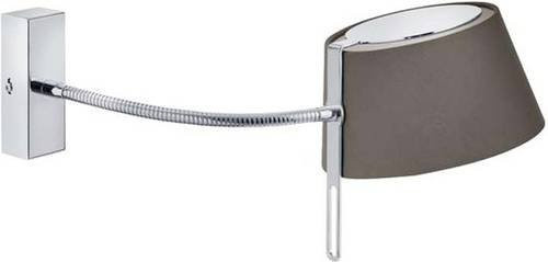 Brumberg Wandleuchte modern in Silber mit verstellbarem Design und Halogenlampe - Bild 1