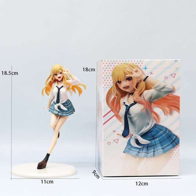 My Dress Up Darling Marin Kitakawa Uniform Anime Figur, 18cm, ab 14 Jahren - Bild 1
