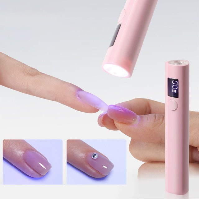 Lulaa Mini Nagel Lampe, UV LED, pink-2 - Bild 1