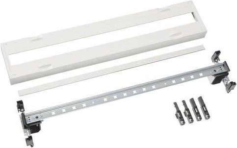 Hager UD13B2 Baustein universN für REG waagerecht, 1x40PLE, Kunststoff, Weiß, B: 75 cm, H: 15 cm - Bild 1