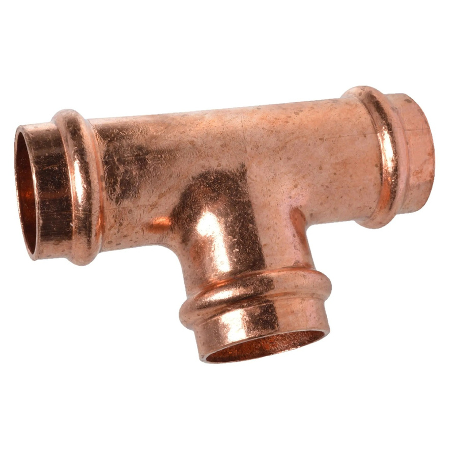 Kirchhoff CU-T-Stück mit 3 Muffen aus Kupfer in Blank/Bright, 12 mm - Bild 2
