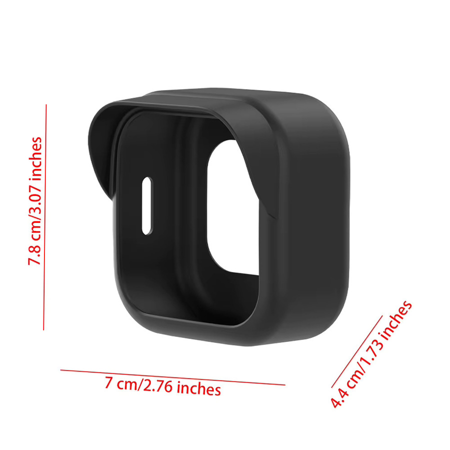 Silikonhülle für Blink Outdoor 4 Überwachungskamera in Schwarz mit Hutkrempe und wasserdichtem Schutz - Bild 6