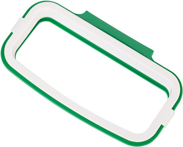 NATAWA Müllsackhalter Tragbares Hängendes Müllsack-Rack aus Kunststoff in Grün - Bild 1
