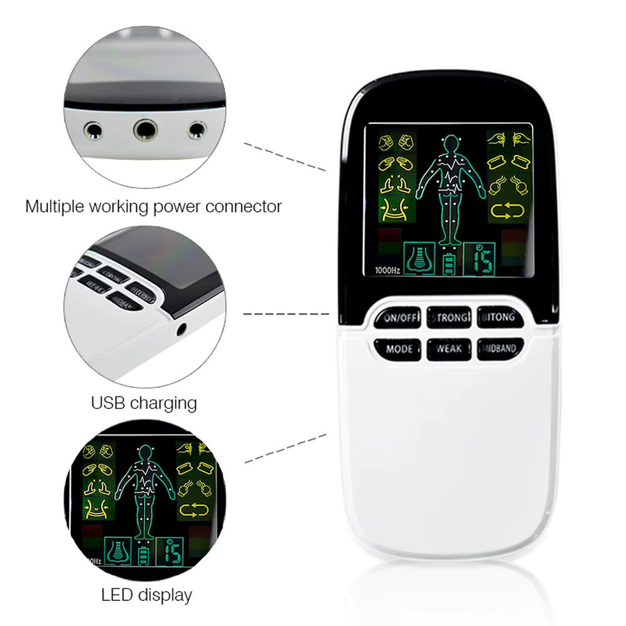 SANPKON Elektrisches EMS Massagegerät, Weiß, Unisex - Bild 4