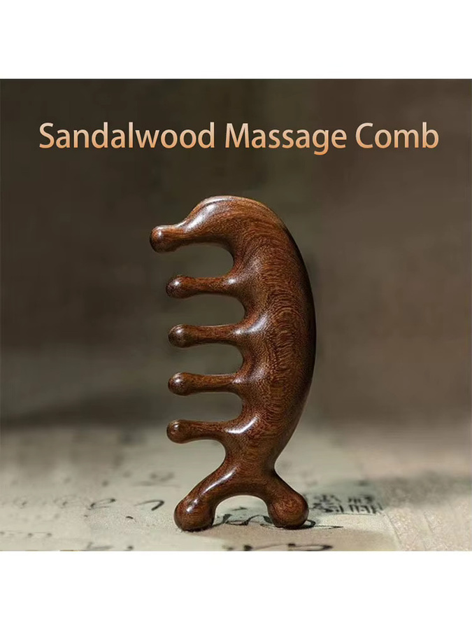 Meridian Massage Kamm, Kleine Delphin Form, Kopfhaut Massagegerät, Unisex - Bild 7