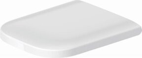Duravit WC-Sitz Happy D.2 in D-Form mit Absenkautomatik und abnehmbarer Scharnierkonstruktion, weiß - Bild 1