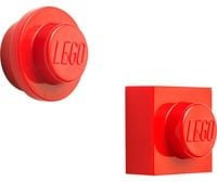 LEGO Magnet Set in Rot aus Kunststoff - Bild 1
