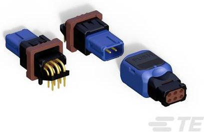 TE Connectivity YD369-B33-NP400000 in Gold und Blau - Bild 1