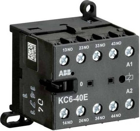 ABB KC6-40E-02 Hilfsschütz 3A Schwarz 10er Pack - Bild 1