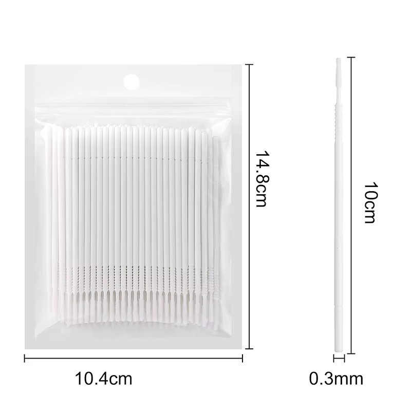 MASSA Micro Pinsel für Wimpernverlängerung, 100 Stück, Unisex - Bild 2
