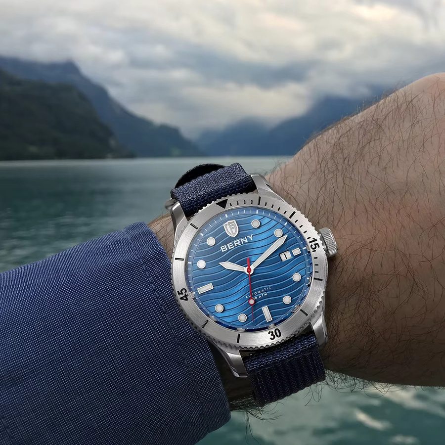 BERNY Armbanduhr, Automatik, Taucheruhr, Herren - Bild 6