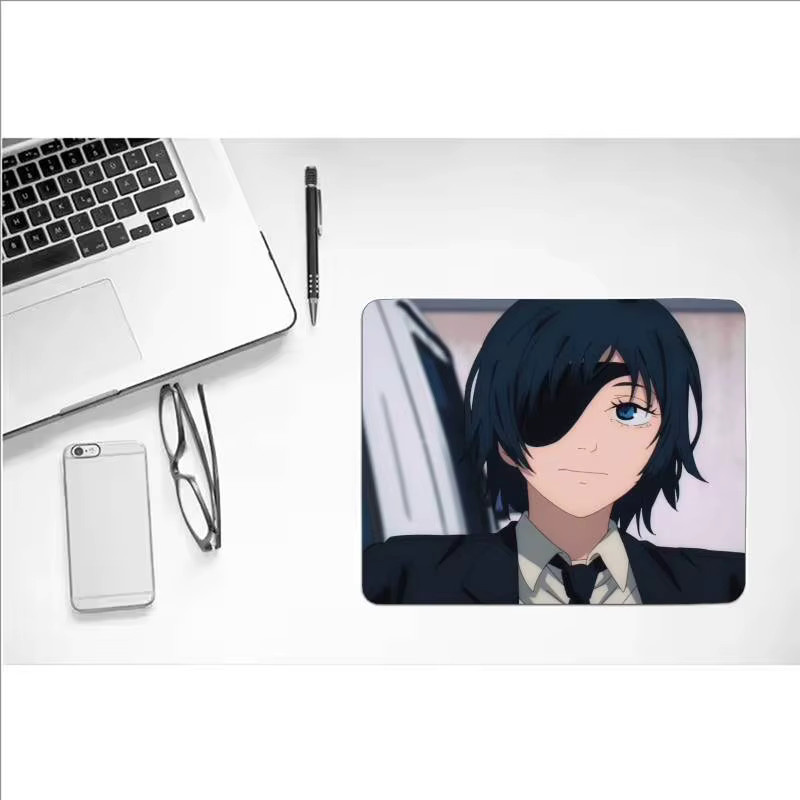 Himeno Anime C-Kettensäge Mann Mousepad rutschfest für Tastatur und Laptop in Multicolour - Bild 7