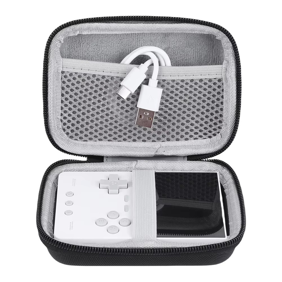 Tragbare Hartschalen-Aufbewahrungstasche für Trimui Brick Handheld-Spielkonsole in Schwarz - Bild 5
